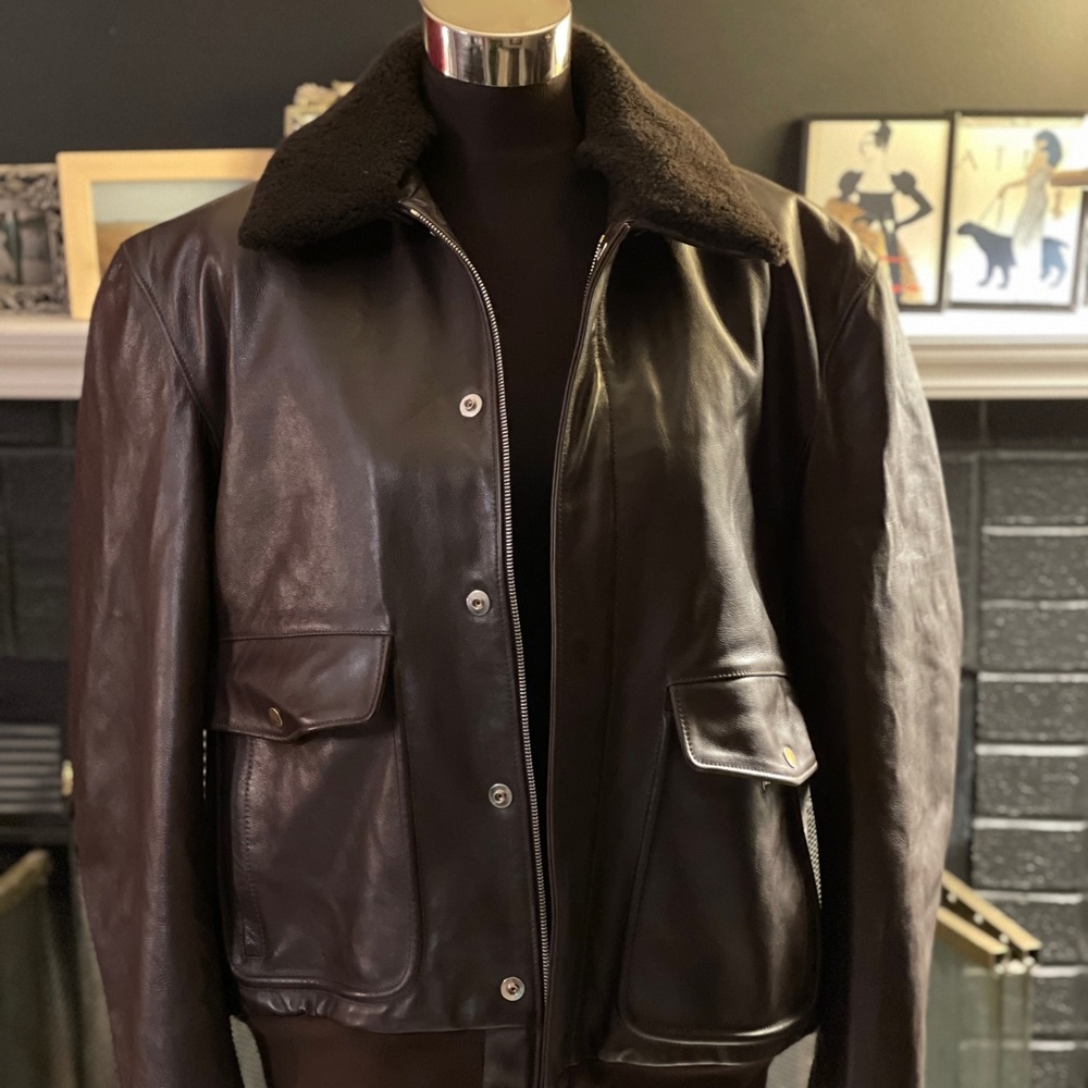 Dunhill of London leather jacket